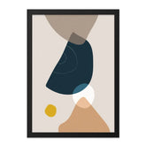 Abstract Shapes Wall Art, Minimalist Print, Modern Art Poster, Contemporary Wall Decor, Home Decor, Geometric Shapes Print, Living Room Art - Tawshia
